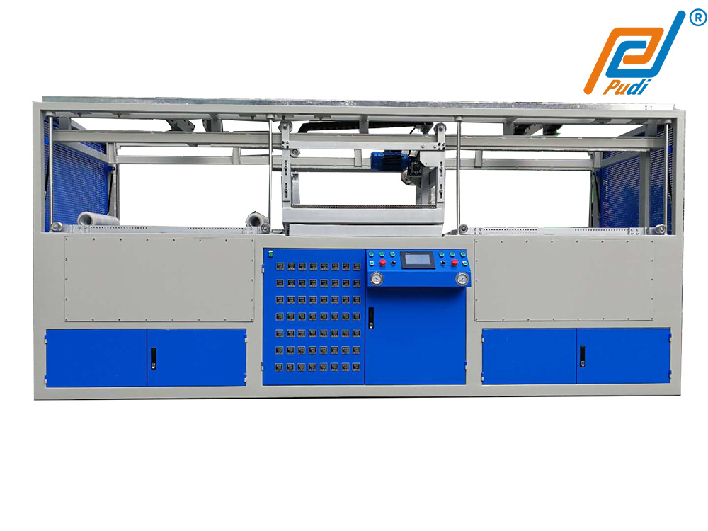 全自動雙工位箱包專用厚片真空吸塑機